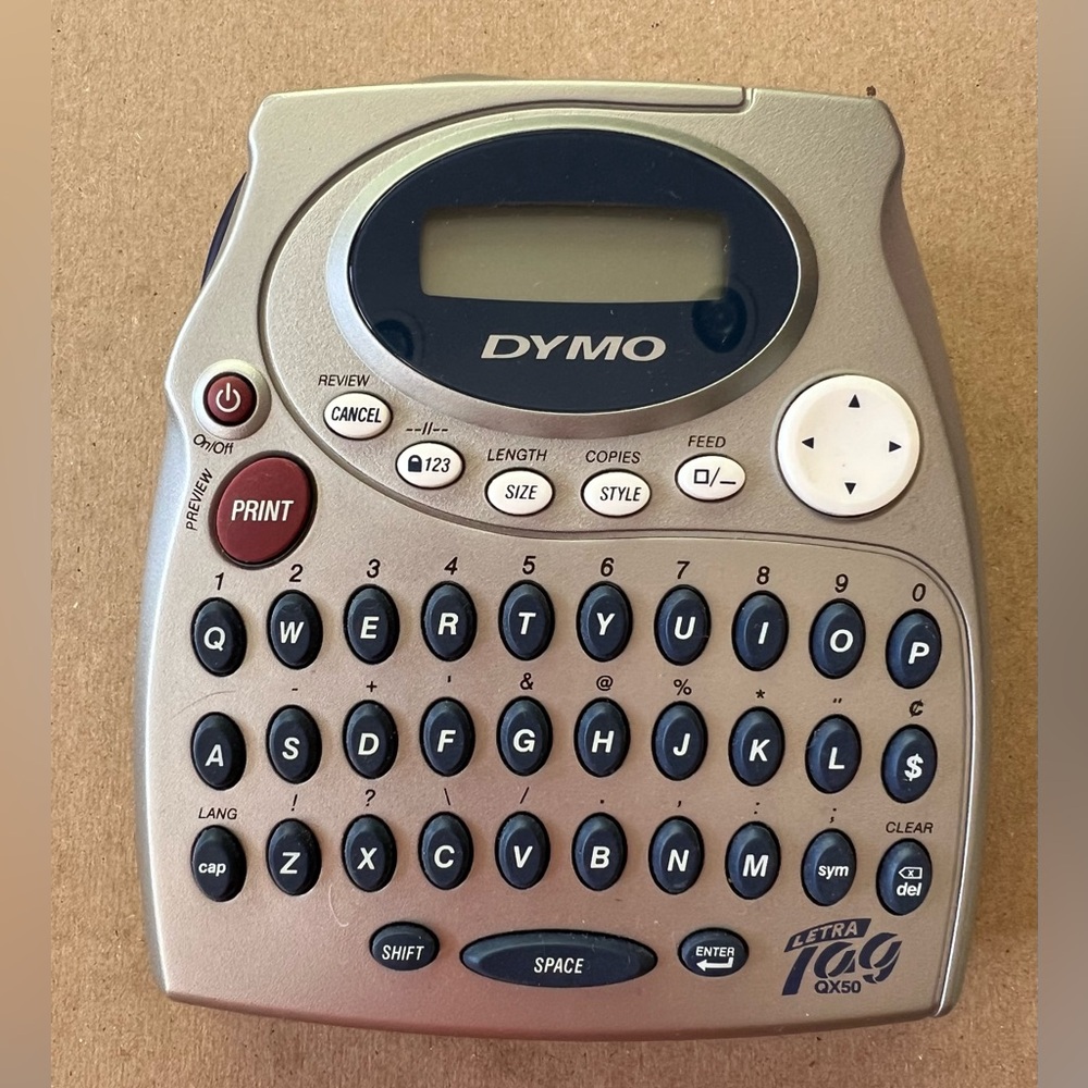 DYMO LetraTag QX50 Label Maker  - includes extra label tape